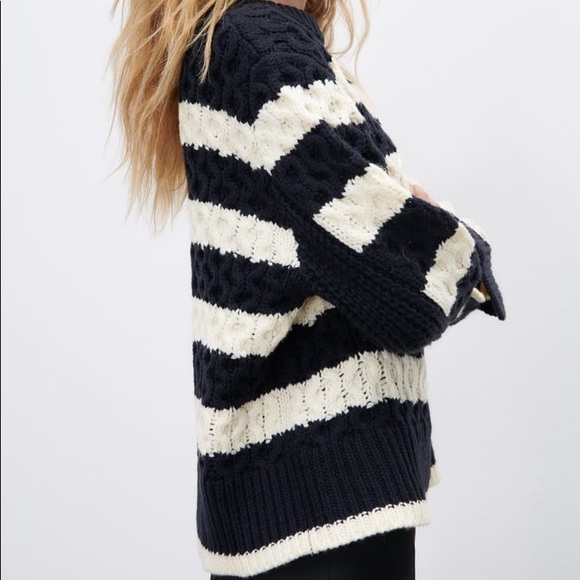 🌟Zara cable knit sweater - Picture 6 of 12